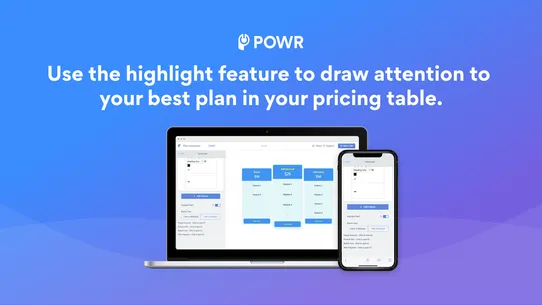 POWR: Pricing Table Comparison screenshot