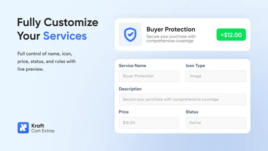 Kraft ‑ Cart Extras screenshot