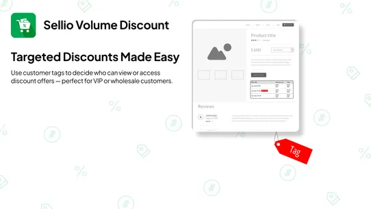 Sellio Volume Discount screenshot
