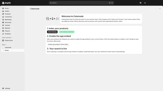 Catamode AI Search &amp; Discovery screenshot