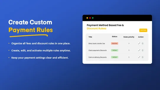 PayFee‑Payment Method Discount screenshot