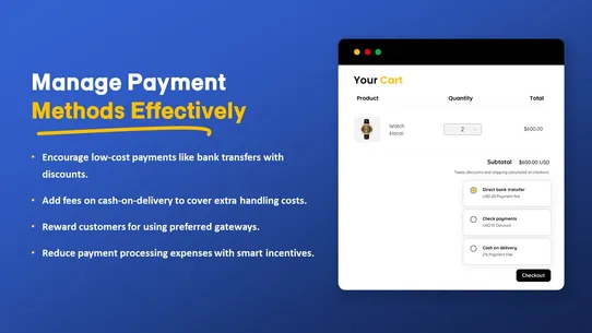 PayFee‑Payment Method Discount screenshot