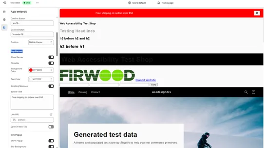 firwood Popup Notifications screenshot