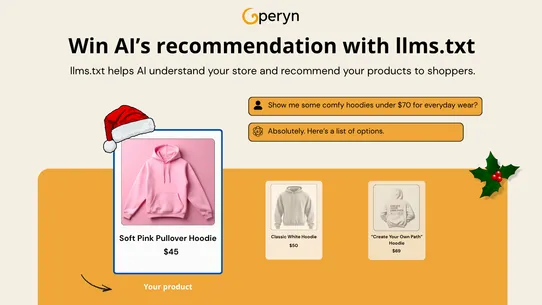 Operyn: llms.txt AEO optimizer screenshot