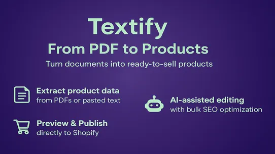 Textify ‑ From File to Product screenshot