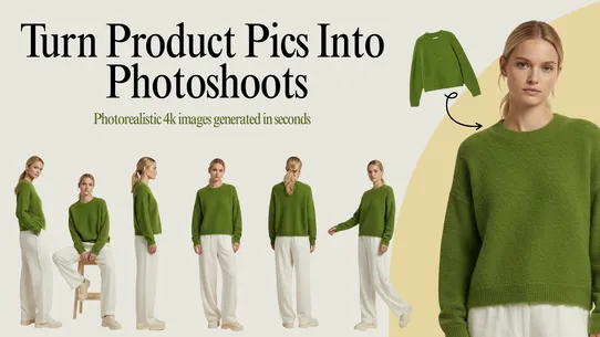 Attired: AI Model Photoshoot screenshot