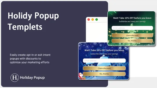 Holiday Popup screenshot