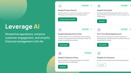 Flowcart Whatsapp Chat+AI+CRM screenshot