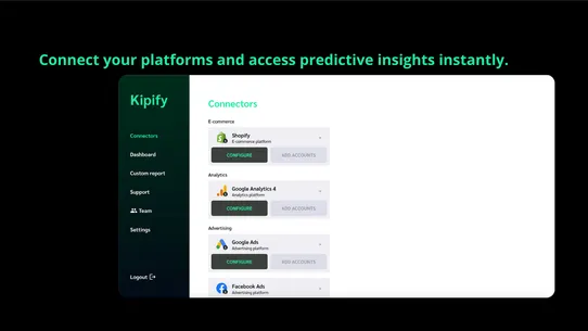 Kipify: AI Analytics Engine screenshot