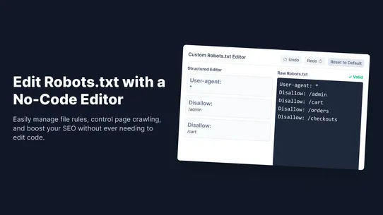 MIT Custom Robots.txt Rules screenshot