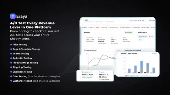Eraya: A/B Testing screenshot