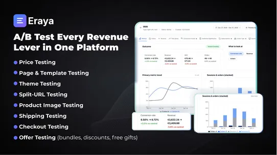 Eraya: A/B Testing screenshot