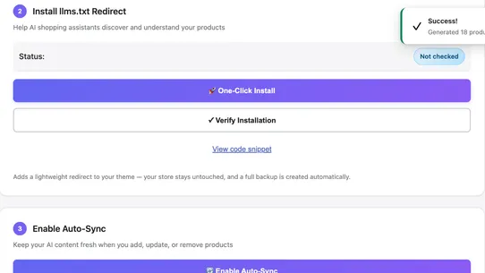 AI FindMe screenshot