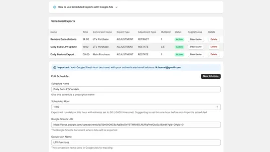 AdsLink: Restate and Retract screenshot