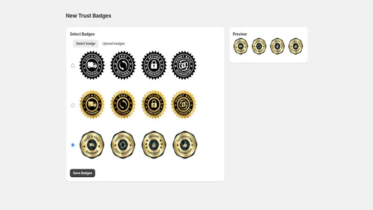 Trustily ‑ Trust Seal Badge screenshot