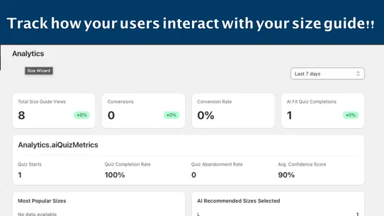 SizeWizard screenshot