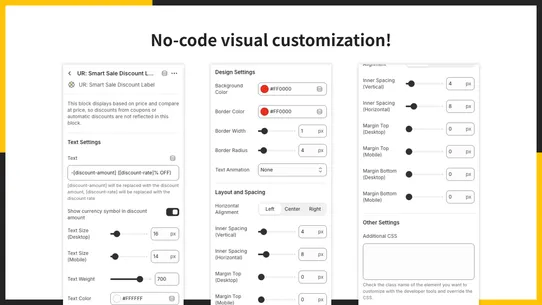 UR: Smart Sale Discount Label screenshot