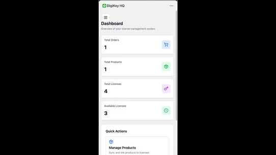 DigiKey HQ ‑ Instant Delivery screenshot