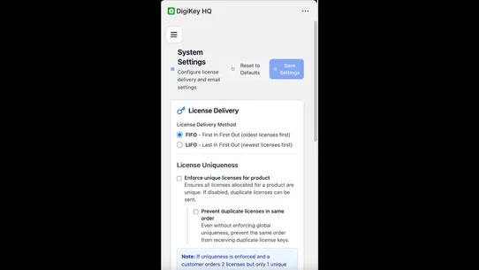 DigiKey HQ ‑ Instant Delivery screenshot