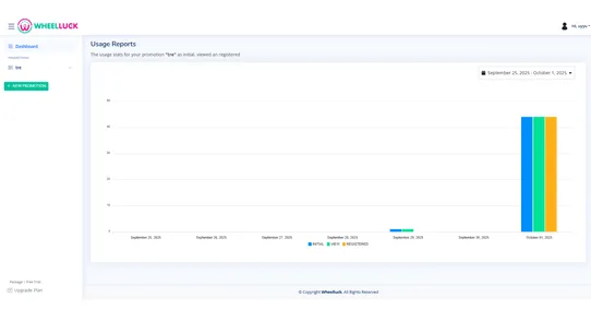 Wheelluck AI Powered Popups screenshot