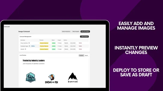 Ape‑X: Image Carousel screenshot