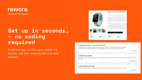 Rewora Purchase &amp; Return Stats screenshot
