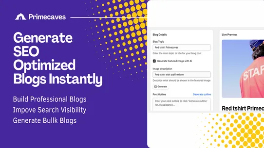 Primecaves: SEO AI Blog Post screenshot