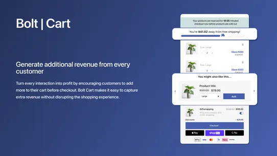 Bolt | Cart screenshot