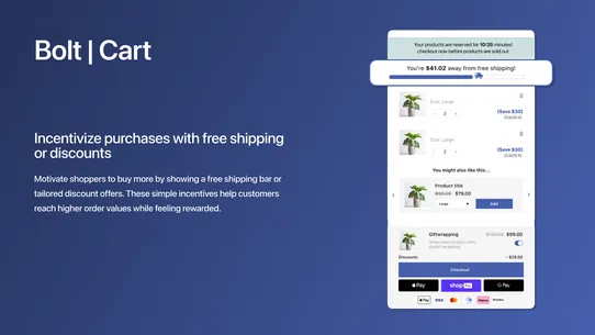 Bolt | Cart screenshot