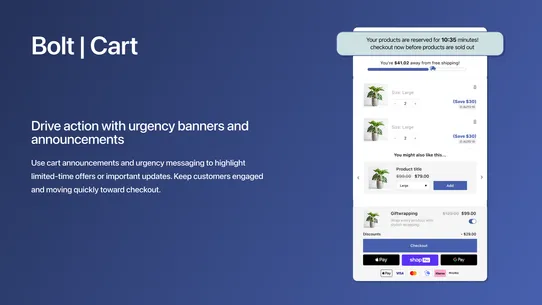 Bolt | Cart screenshot