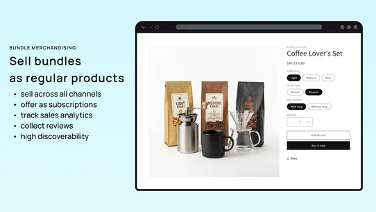 Bundles Inventory: Sets &amp; Kits screenshot