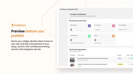 Kudobuzz : Shoppable UGC screenshot
