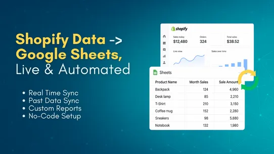 Exportly Google Sheets Sync screenshot