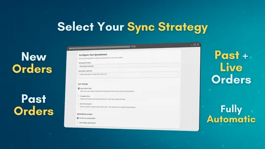 Exportly Google Sheets Sync screenshot
