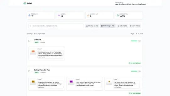 OGVI Image ALT Text Updater screenshot