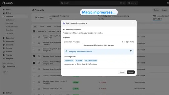 Apport AI Auto Enrichment screenshot