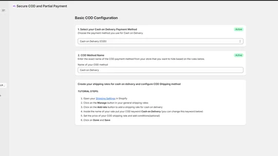 Secure COD &amp; Partial Payments screenshot