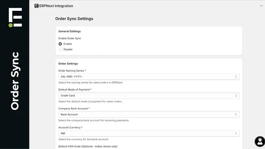ERPNext Integration TM screenshot