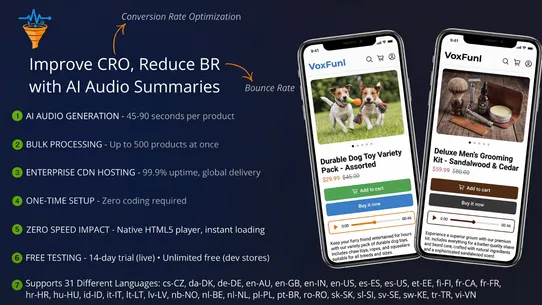 Audio Hooks That Sell: VoxFunl screenshot