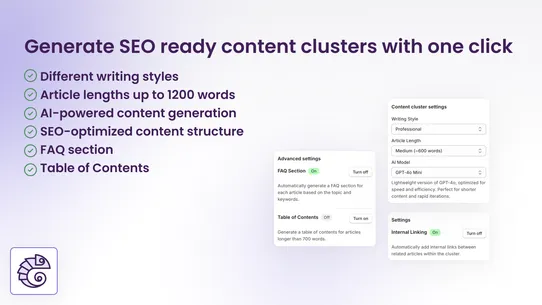 Kamoo AI AutoBlogger screenshot