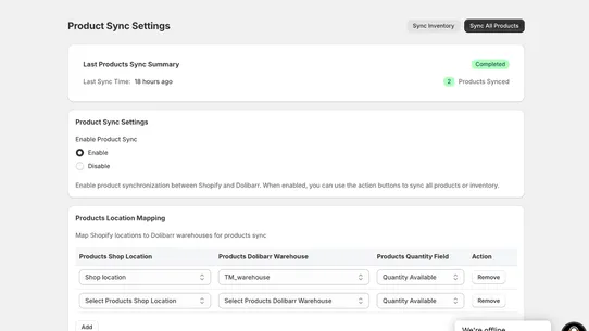 Dolibarr Integration screenshot