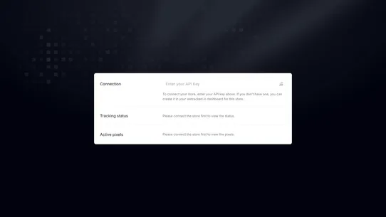 wetracked.io Connect screenshot