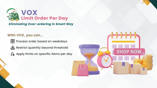 VOX Limit Orders Per Day screenshot