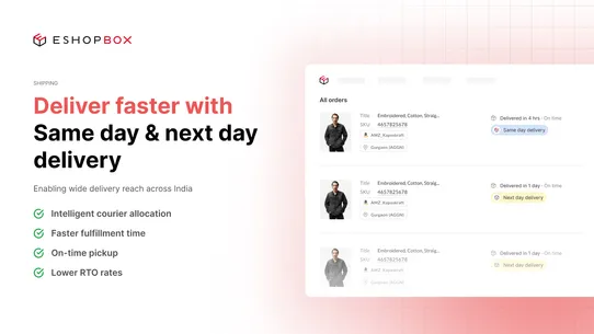 Eshopbox Shipping screenshot