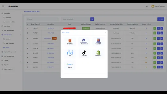 VietFul Fulfillment System screenshot