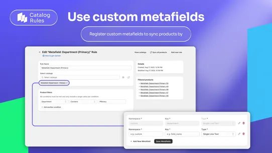 MTC: Catalog Rules screenshot