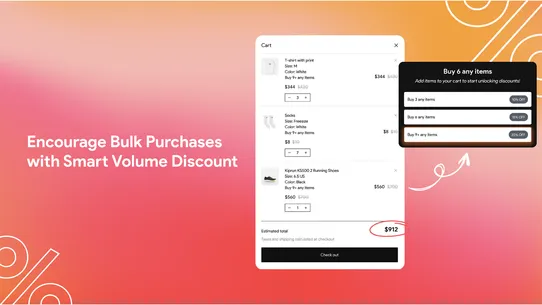 G: Volume Discounts &amp; Upsell screenshot