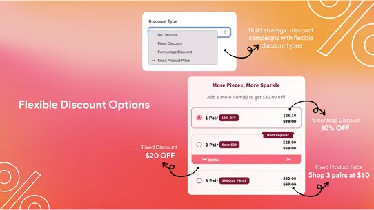 G: Volume Discounts &amp; Upsell screenshot