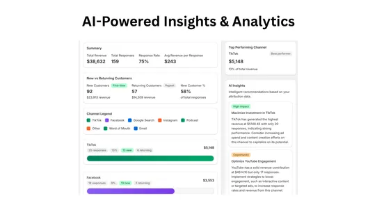 Sherlock AI Attribution Survey screenshot