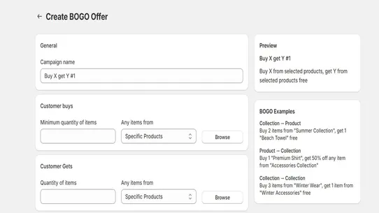 BOGO, Bundles &amp; Free Gifts screenshot